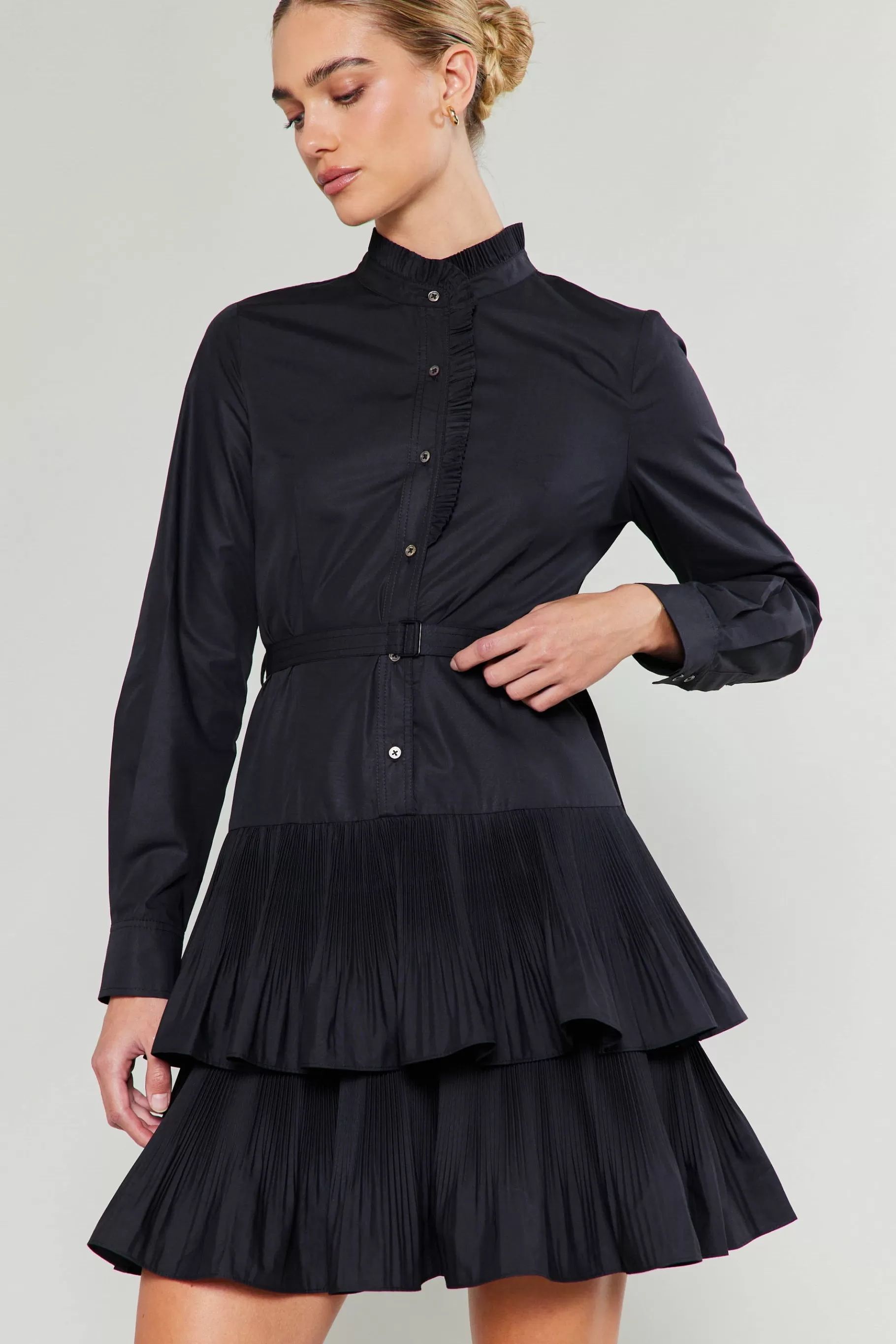 Current Air Mini Dresses>Anberlin Mini Dress BLACK