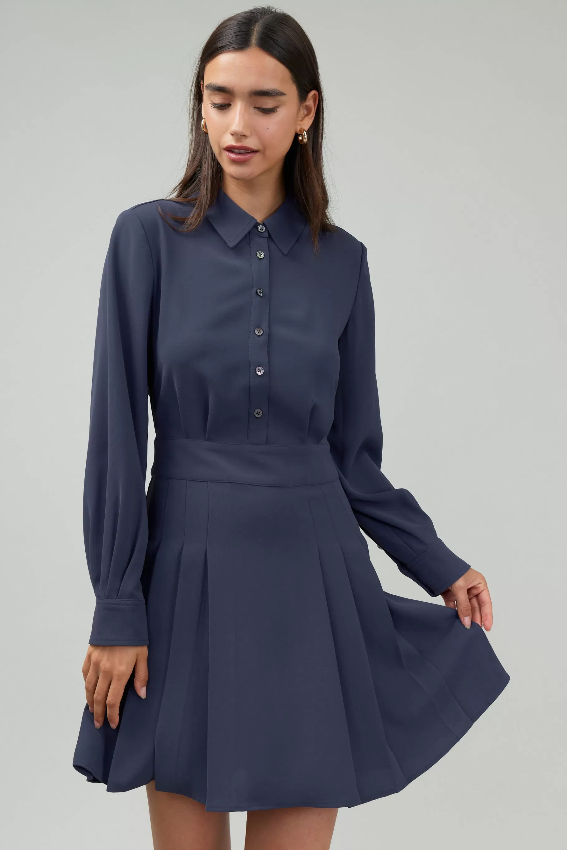 Current Air Mini Dresses>Arielle Mini Dress NAVY
