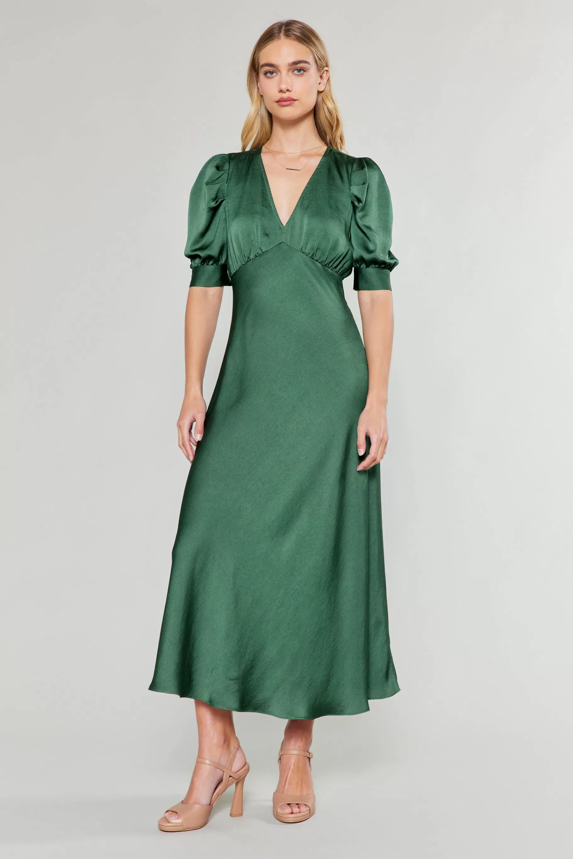 Current Air Maxi Dresses>Diana Maxi Dress FORESTGREEN