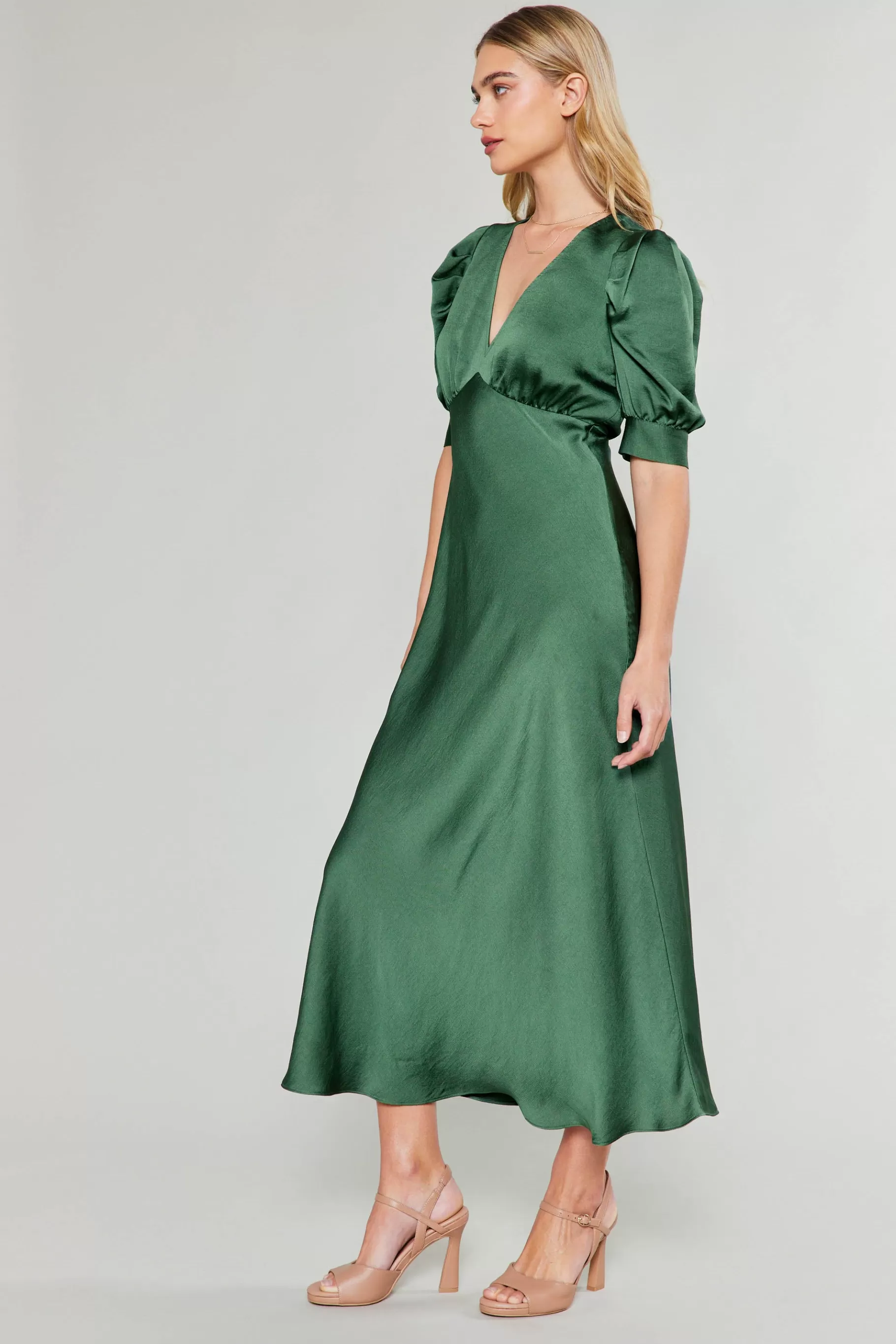 Current Air Maxi Dresses>Diana Maxi Dress FORESTGREEN
