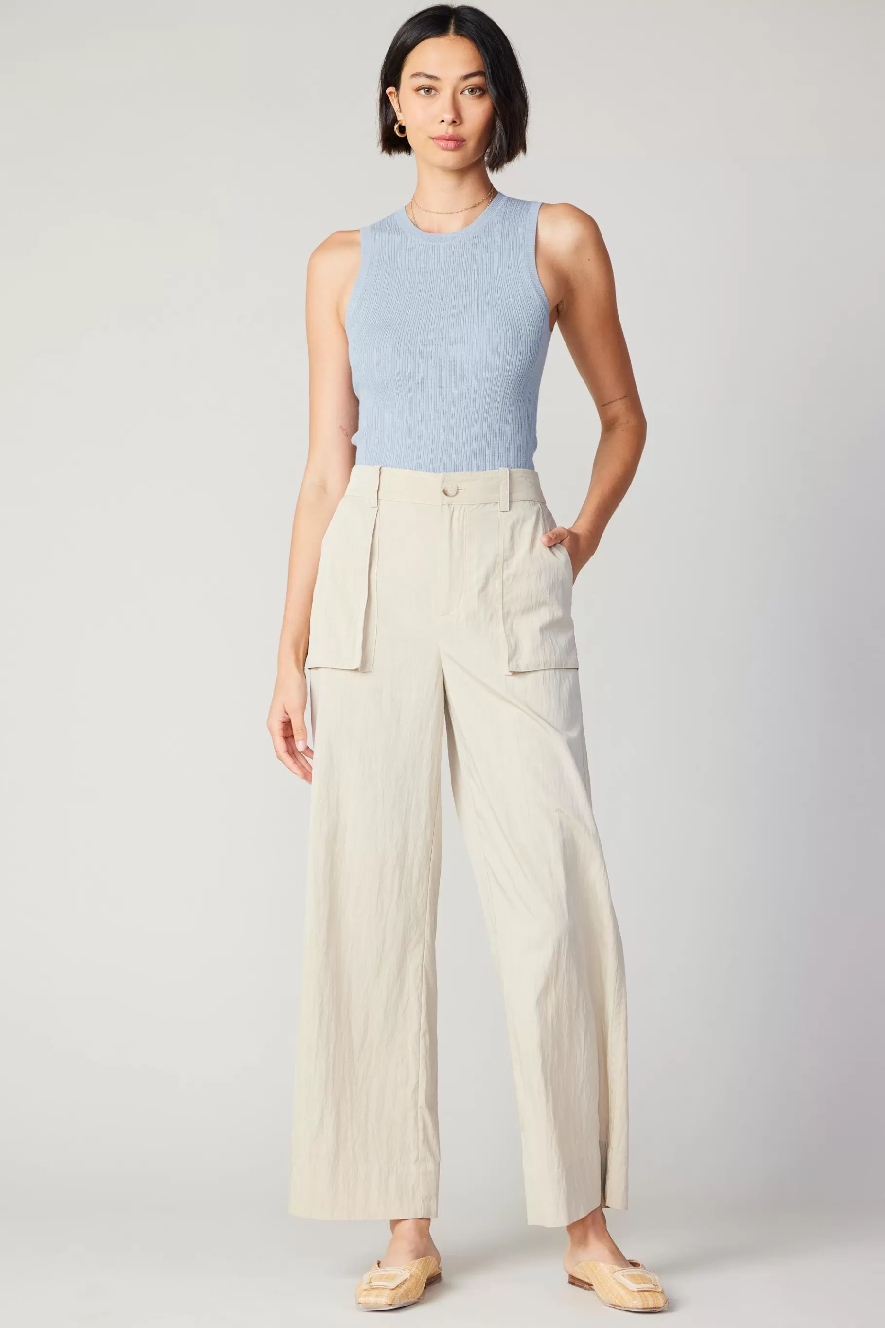 Current Air Pants>Pocket Cargo Pants OATMEAL