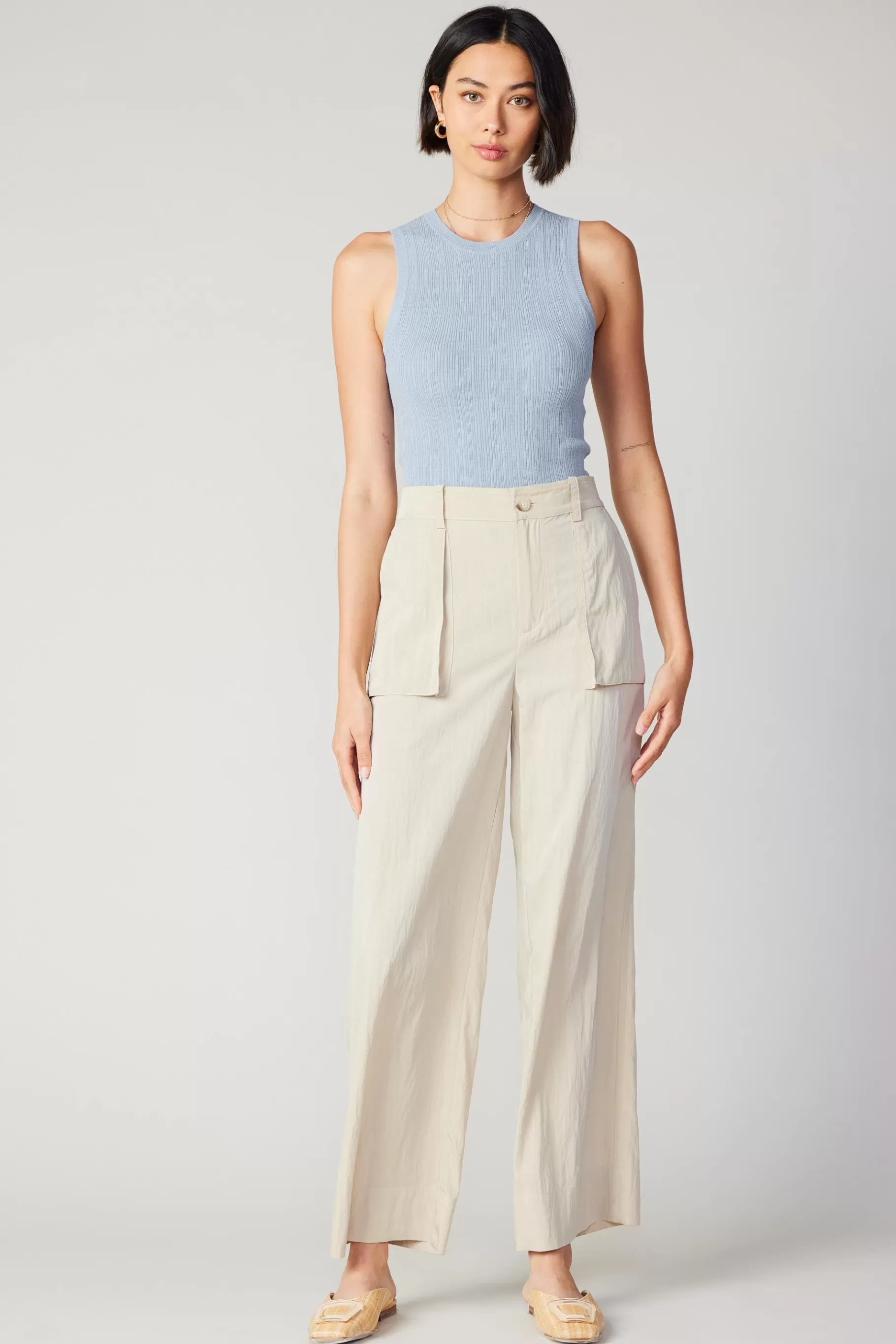 Current Air Pants>Pocket Cargo Pants OATMEAL