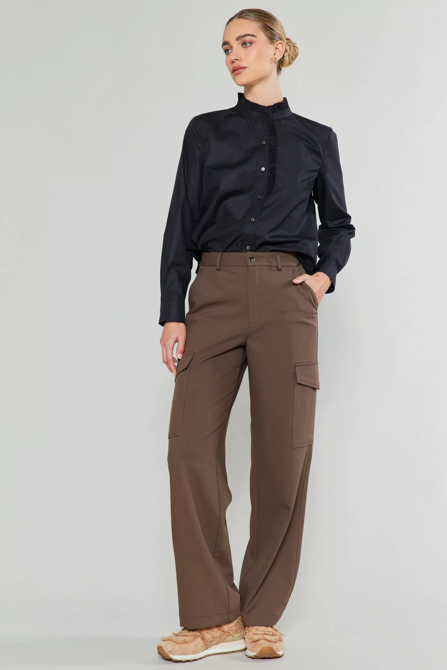 Current Air Pants>Side Pocket Pants BROWN